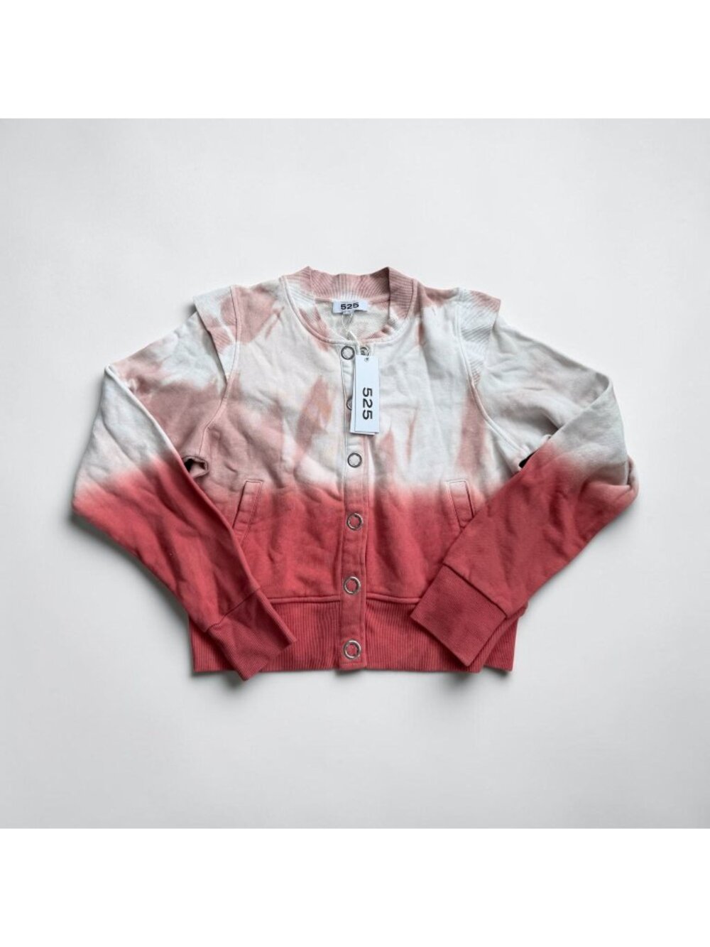 525 AMERICA Ombré Cotton Blend Bomber Jacket Size S NEW NWT